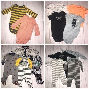 👶14 piece boy bundle by Carters